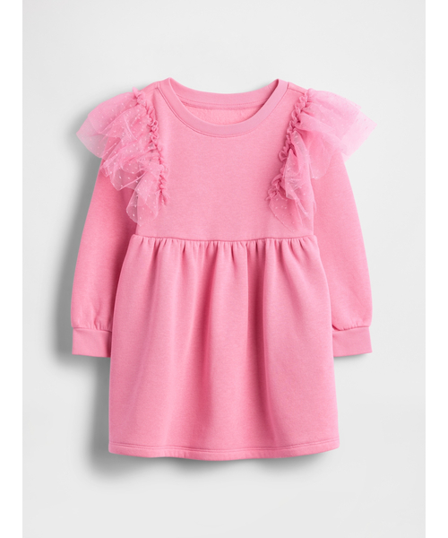 GAP（ギャップ）の「チュール スウェットワンピース (幼児・ベビー)（ワンピース・キッズ・ブルー/ピンク・100cm/90cm/95cm/110cm/70cm/105cm/80ｃｍ）」の4枚目の写真