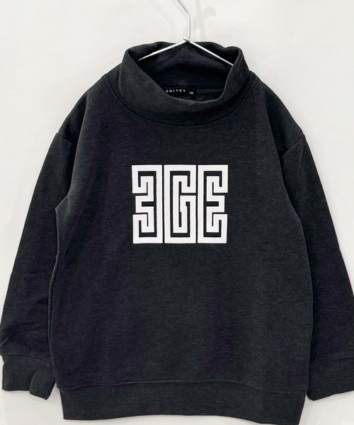 セール】裏起毛 綿タッチ オーバーサイズ タートルネック トレーナー