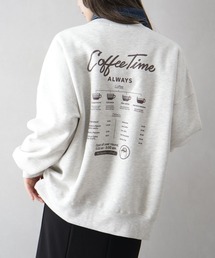 裏起毛カフェおばけスウェット