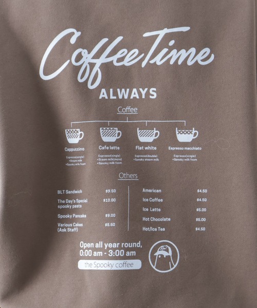 SpRay（スプレイ）の「裏起毛カフェおばけスウェット（スウェット・レディース・ブルー/アイボリー/カーキ/オートミール/スミクロ・FREE）」の14枚目の写真