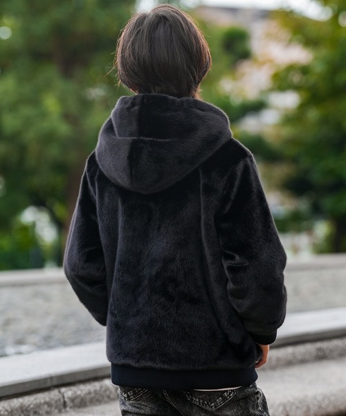 RTEG OE/OPファーフーディーキッズ（その他アウター）｜adamsJUGGLER