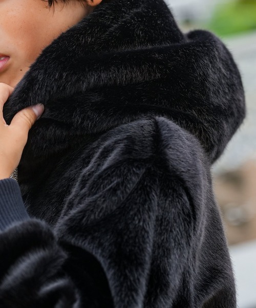 RTEG OE/OPファーフーディーキッズ（その他アウター）｜adamsJUGGLER