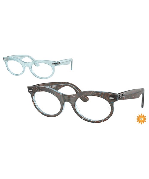 Ray-Ban(レイバン)の「【新着】Ray-Ban レイバン メガネフレーム/Wayfarer Oval Optics Change/Transitions/調光フレーム/紫外線対策(メガネ・メンズ・クリア・ONE SIZE)」の1枚目の写真