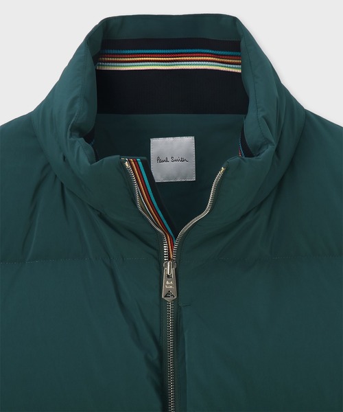 Paul Smith（ポールスミス）の「”Cropped Logo” ダウンジャケット / 253128 649Z（ダウンジャケット/コート・メンズ・ブラック/グリーン・SMALL/MEDIUM/LARGE/X-LARGE/L2）」の4枚目の写真