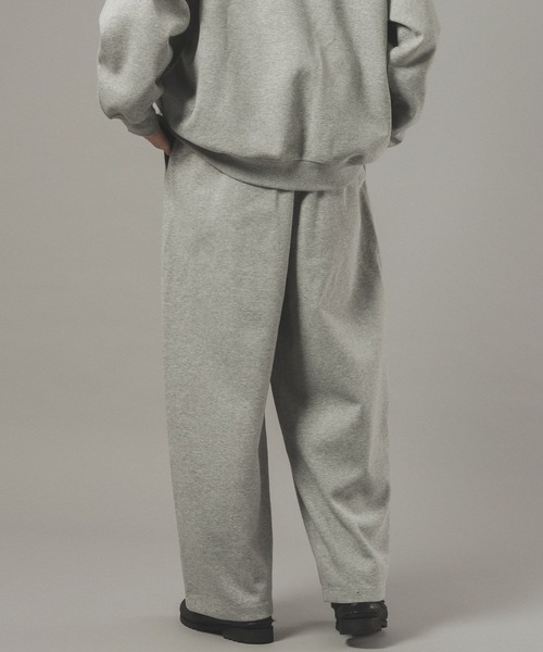 RAGEBLUE（レイジブルー）の「ボンディングスウェットワイドパンツ【セットアップ対応】（スウェットパンツ・メンズ・レッド/グレー系その他/ブラック・MEDIUM/LARGE）」の16枚目の写真