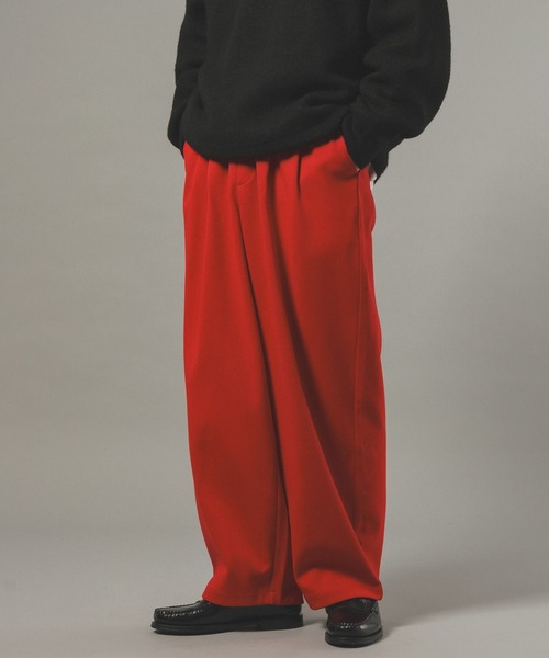 セール】ボンディングスウェットワイドパンツ【セットアップ対応