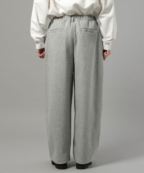 RAGEBLUE（レイジブルー）の「ボンディングスウェットワイドパンツ【セットアップ対応】（スウェットパンツ・メンズ・レッド/グレー系その他/ブラック・MEDIUM/LARGE）」の12枚目の写真