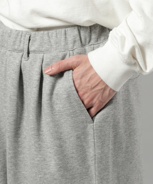 RAGEBLUE（レイジブルー）の「ボンディングスウェットワイドパンツ【セットアップ対応】（スウェットパンツ・メンズ・レッド/グレー系その他/ブラック・MEDIUM/LARGE）」の14枚目の写真