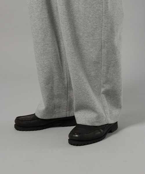 RAGEBLUE（レイジブルー）の「ボンディングスウェットワイドパンツ【セットアップ対応】（スウェットパンツ・メンズ・レッド/グレー系その他/ブラック・MEDIUM/LARGE）」の15枚目の写真