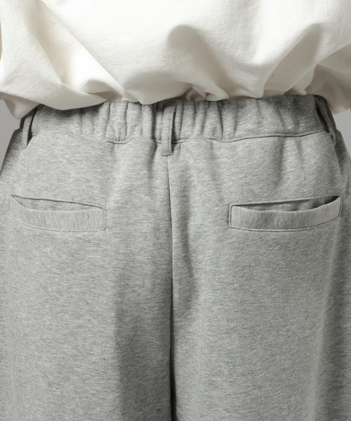 RAGEBLUE（レイジブルー）の「ボンディングスウェットワイドパンツ【セットアップ対応】（スウェットパンツ・メンズ・レッド/グレー系その他/ブラック・MEDIUM/LARGE）」の5枚目の写真