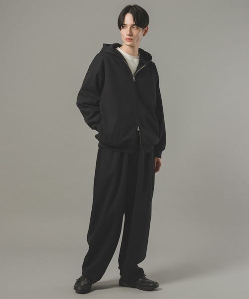 セール】ボンディングスウェットワイドパンツ【セットアップ対応