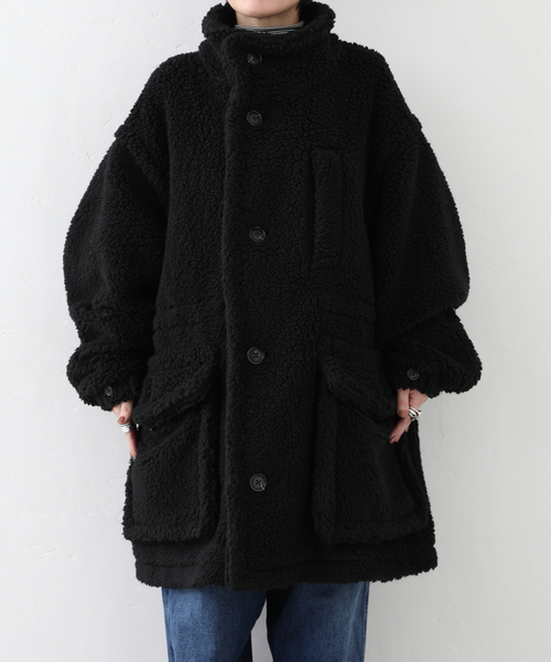 JOURNAL STANDARD LUXE（ジャーナルスタンダード　ラックス）の「【WOOLRICH】 BOA JACKET（その他アウター・レディース・ブラック/ブラウン系その他・LARGE）」の11枚目の写真