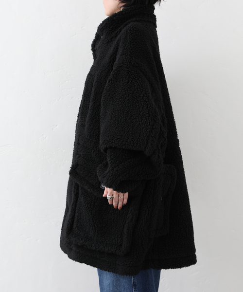 JOURNAL STANDARD LUXE（ジャーナルスタンダード　ラックス）の「【WOOLRICH】 BOA JACKET（その他アウター・レディース・ブラック/ブラウン系その他・LARGE）」の10枚目の写真