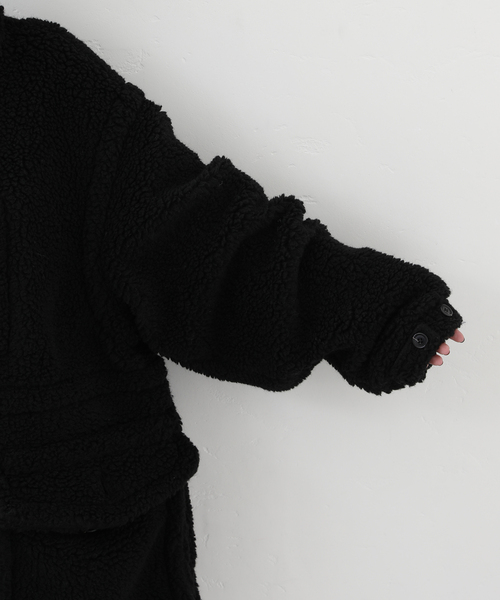 JOURNAL STANDARD LUXE（ジャーナルスタンダード　ラックス）の「【WOOLRICH】 BOA JACKET（その他アウター・レディース・ブラック/ブラウン系その他・LARGE）」の6枚目の写真