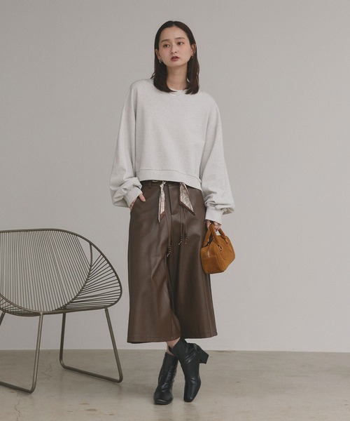 ad thie(アドティエ)の「スカーフベルトセット ハーフパンツ(その他パンツ・レディース・ブラック/ブラウン・FREE)」の14枚目の写真