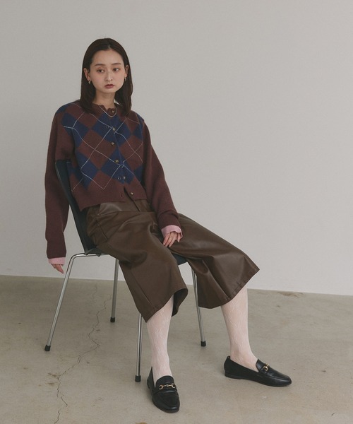 ad thie(アドティエ)の「スカーフベルトセット ハーフパンツ(その他パンツ・レディース・ブラック/ブラウン・FREE)」の3枚目の写真
