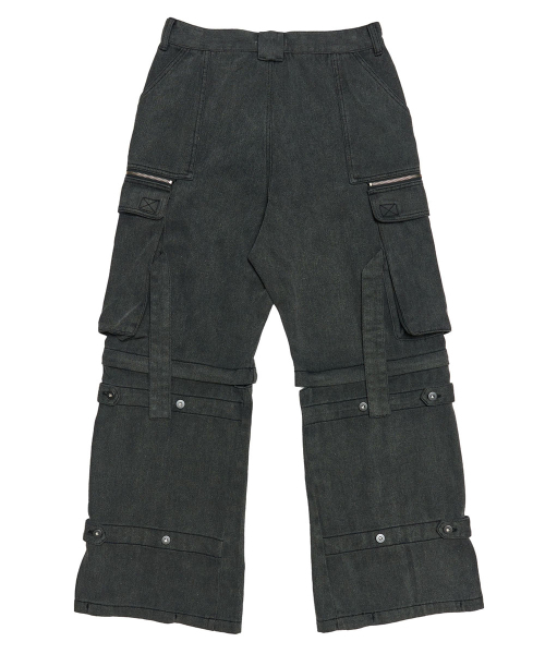 SCHISM INDUCING(スキズムインデューシング)の「BIG CARGO PANTS CHARCOAL(その他パンツ・レディース・その他・LARGE)」の3枚目の写真