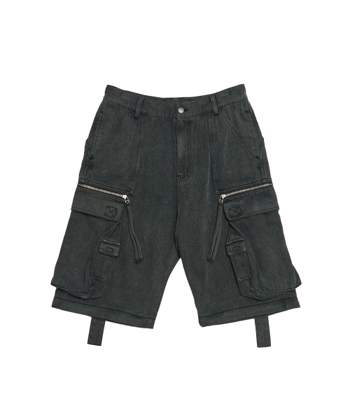 SCHISM INDUCING(スキズムインデューシング)の「BIG CARGO PANTS CHARCOAL(その他パンツ・レディース・その他・LARGE)」の4枚目の写真