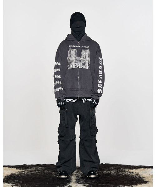 SCHISM INDUCING(スキズムインデューシング)の「BIG CARGO PANTS CHARCOAL(その他パンツ・レディース・その他・LARGE)」の10枚目の写真