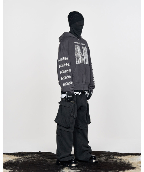 SCHISM INDUCING(スキズムインデューシング)の「BIG CARGO PANTS CHARCOAL(その他パンツ・レディース・その他・LARGE)」の11枚目の写真