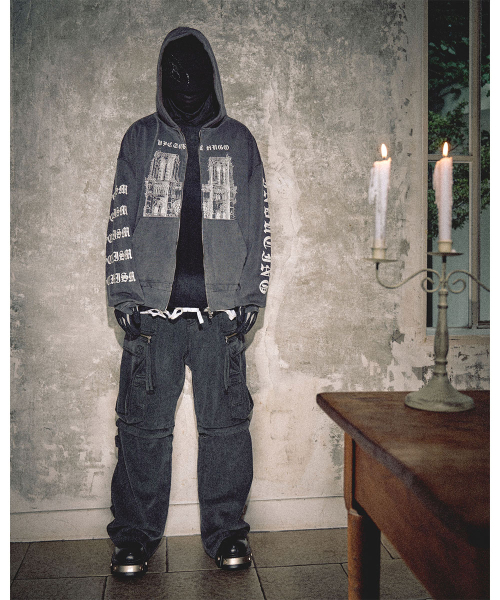 SCHISM INDUCING(スキズムインデューシング)の「BIG CARGO PANTS CHARCOAL(その他パンツ・レディース・その他・LARGE)」の13枚目の写真