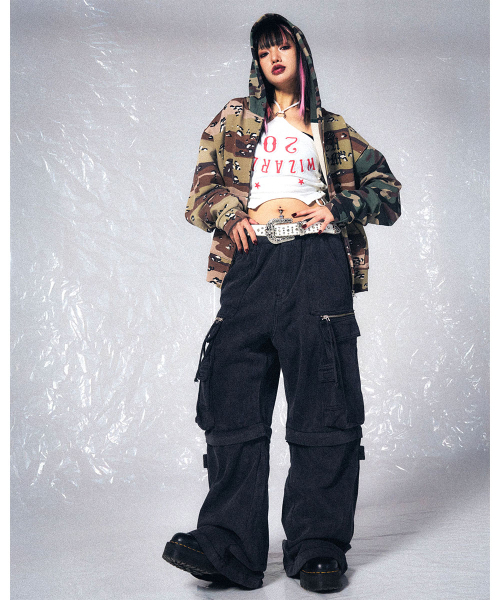 SCHISM INDUCING(スキズムインデューシング)の「BIG CARGO PANTS CHARCOAL(その他パンツ・レディース・その他・LARGE)」の17枚目の写真