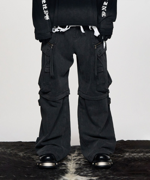 SCHISM INDUCING(スキズムインデューシング)の「BIG CARGO PANTS CHARCOAL(その他パンツ・レディース・その他・LARGE)」の19枚目の写真