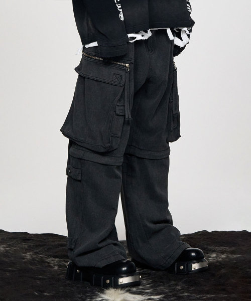 SCHISM INDUCING(スキズムインデューシング)の「BIG CARGO PANTS CHARCOAL(その他パンツ・レディース・その他・LARGE)」の20枚目の写真