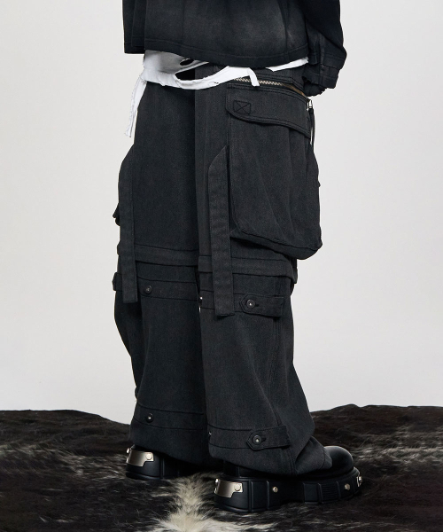 SCHISM INDUCING(スキズムインデューシング)の「BIG CARGO PANTS CHARCOAL(その他パンツ・レディース・その他・LARGE)」の21枚目の写真