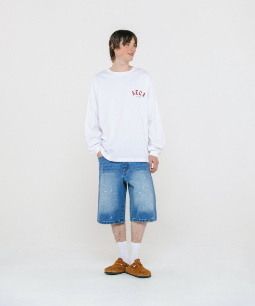 AECA（エイカ）の「SURF AND BALANCE LONG SLEEVE-WHITE（Tシャツ/カットソー・メンズ・その他・MEDIUM/LARGE/X-LARGE/W）」の3枚目の写真