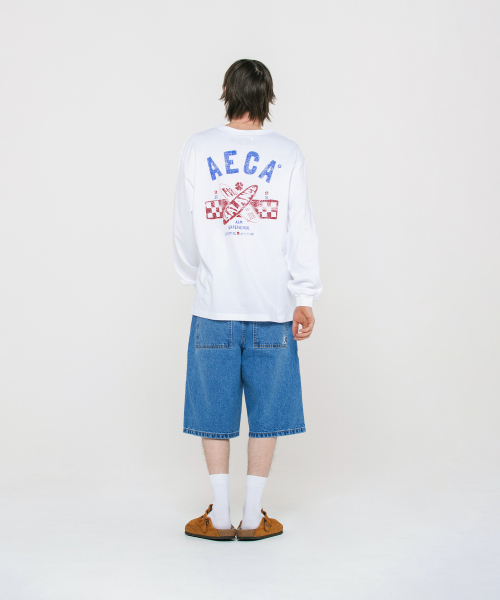 AECA（エイカ）の「SURF AND BALANCE LONG SLEEVE-WHITE（Tシャツ/カットソー・メンズ・その他・MEDIUM/LARGE/X-LARGE/W）」の4枚目の写真