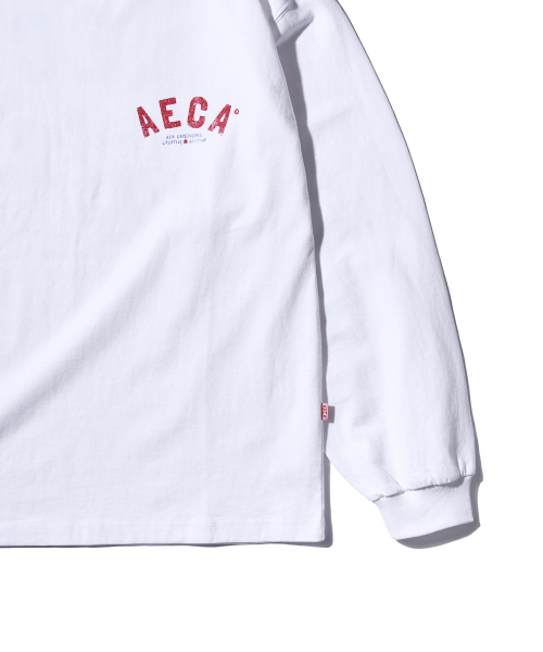 AECA（エイカ）の「SURF AND BALANCE LONG SLEEVE-WHITE（Tシャツ/カットソー・メンズ・その他・MEDIUM/LARGE/X-LARGE/W）」の6枚目の写真