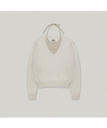 DOSE V NECK KNIT (IVORY)