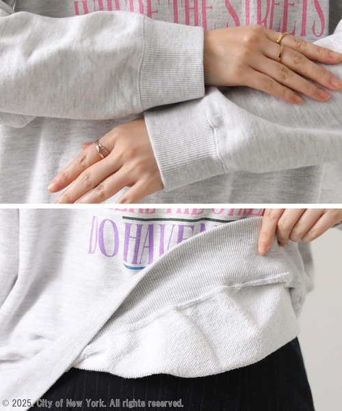Gready Brilliant（グレディブリリアン）の「ＮＹＣカラーロゴスウェット（スウェット・レディース・トップグレー・FREE）」の21枚目の写真