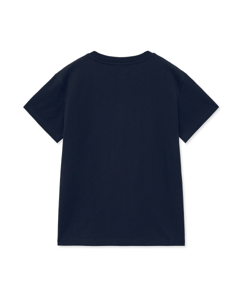YALE(イェール)の「ソフトブルドッグ半袖Tシャツ_ネイビー(Tシャツ/カットソー・レディース・その他・LARGE/MEDIUM/SMALL/X-LARGE)」の4枚目の写真