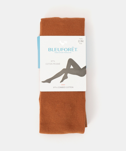 IENA(イエナ)の「BLEU FORET/ブルーフォレ COTTON TIGHTS タイツ 3213(タイツ/ストッキング・レディース・チャコールグレー/ライトグレー/ブラック/オレンジ・FREE)」の4枚目の写真