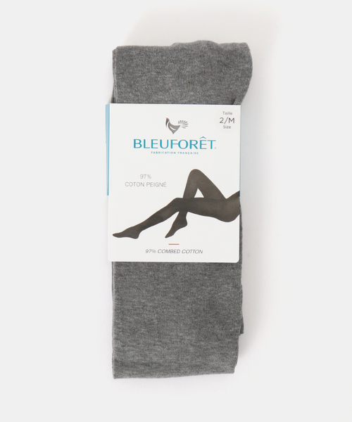 IENA(イエナ)の「BLEU FORET/ブルーフォレ COTTON TIGHTS タイツ 3213(タイツ/ストッキング・レディース・チャコールグレー/ライトグレー/ブラック/オレンジ・FREE)」の3枚目の写真