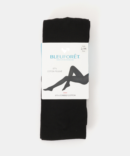 IENA(イエナ)の「BLEU FORET/ブルーフォレ COTTON TIGHTS タイツ 3213(タイツ/ストッキング・レディース・チャコールグレー/ライトグレー/ブラック/オレンジ・FREE)」の1枚目の写真