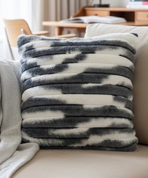 yield（イールド）の「【yield select】ふわもこ クッションカバー 45×45cm YW617CC（クッション/クッションカバー）」