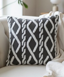 yield（イールド）の「【yield select】ふわもこ クッションカバー 45×45cm YW617CC（クッション/クッションカバー）」