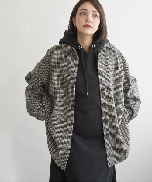 notch.(ノッチ)の「ガンクラブチェックシャツジャケット(シャツ/ブラウス・レディース・ブラウン/ブラック・M)」の8枚目の写真