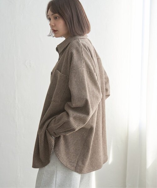 notch.(ノッチ)の「ガンクラブチェックシャツジャケット(シャツ/ブラウス・レディース・ブラウン/ブラック・M)」の15枚目の写真