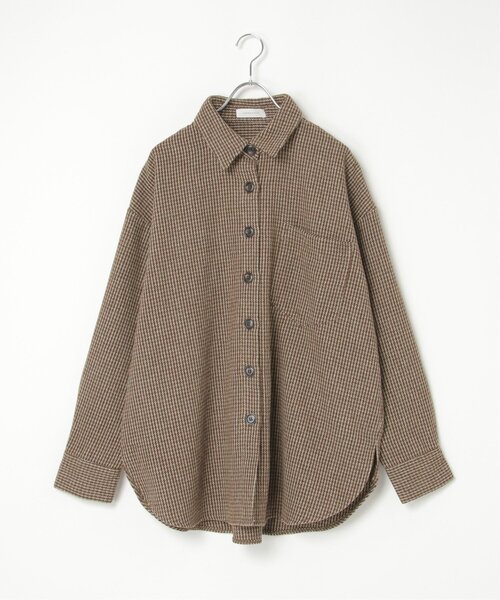 notch.(ノッチ)の「ガンクラブチェックシャツジャケット(シャツ/ブラウス・レディース・ブラウン/ブラック・M)」の21枚目の写真
