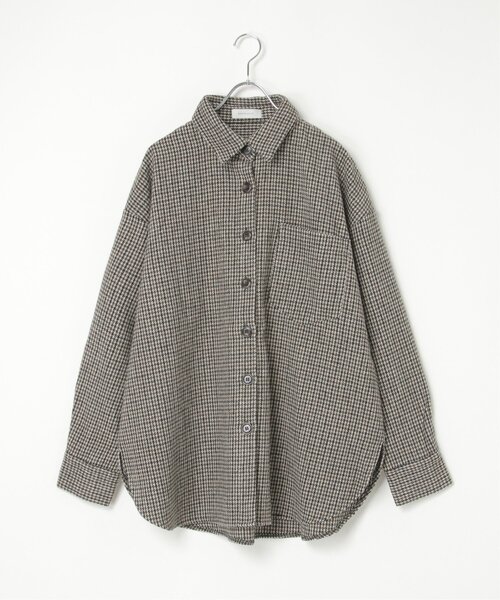 notch.(ノッチ)の「ガンクラブチェックシャツジャケット(シャツ/ブラウス・レディース・ブラウン/ブラック・M)」の22枚目の写真