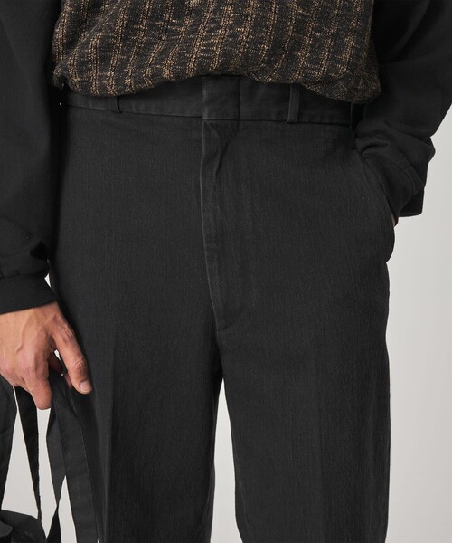 Steven Alan（スティーブンアラン）の「＜Steven Alan＞ バックサテン M1 TYPEⅢ パンツ（スラックス・メンズ・ブラック・S/M/L/XL）」の9枚目の写真