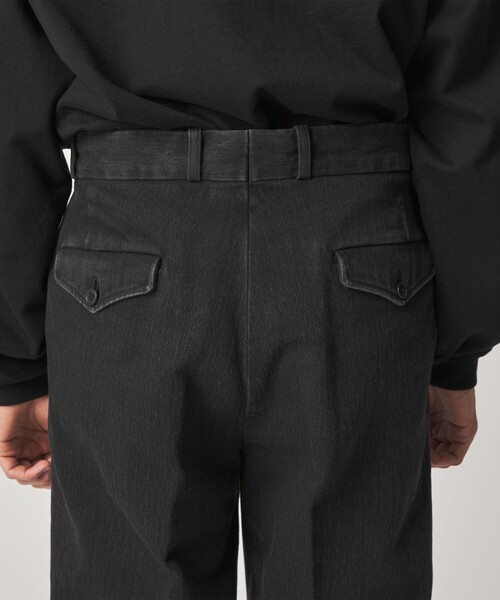 Steven Alan（スティーブンアラン）の「＜Steven Alan＞ バックサテン M1 TYPEⅢ パンツ（スラックス・メンズ・ブラック・S/M/L/XL）」の19枚目の写真