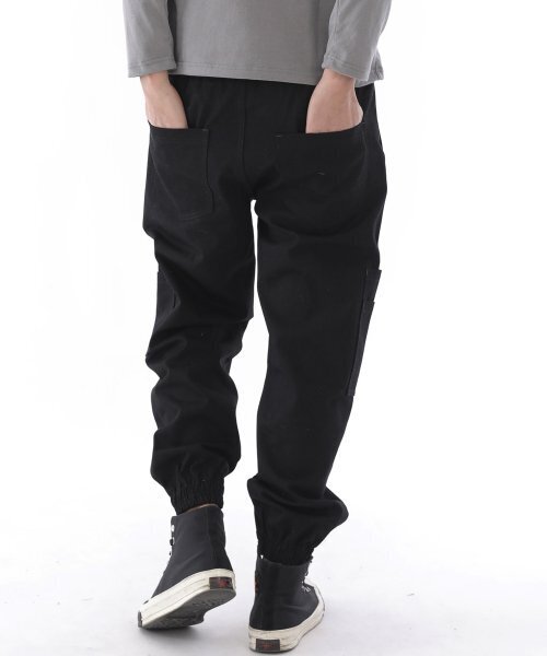 SAINTCREW(セントクルー)の「ツーレイヤーワイドカーゴジョガーパンツ W2-308J ブラック(スウェットパンツ・メンズ・その他・LARGE/MEDIUM/X-LARGE)」の3枚目の写真