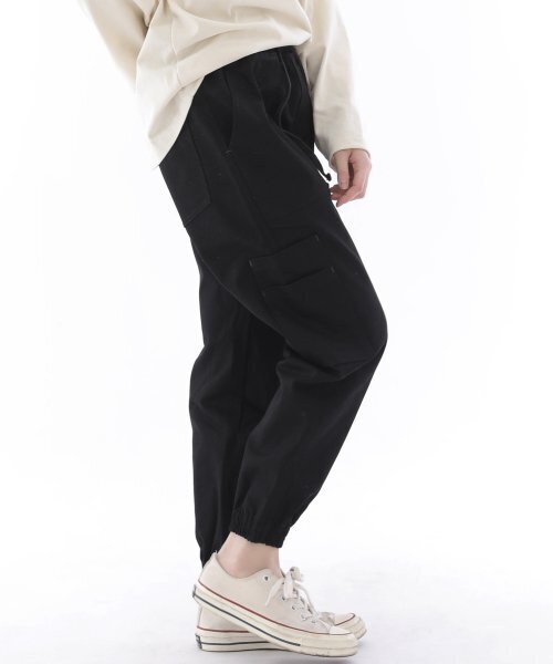 SAINTCREW(セントクルー)の「ツーレイヤーワイドカーゴジョガーパンツ W2-308J ブラック(スウェットパンツ・メンズ・その他・LARGE/MEDIUM/X-LARGE)」の4枚目の写真