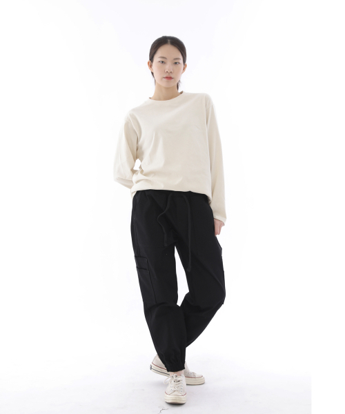 SAINTCREW(セントクルー)の「ツーレイヤーワイドカーゴジョガーパンツ W2-308J ブラック(スウェットパンツ・メンズ・その他・LARGE/MEDIUM/X-LARGE)」の6枚目の写真