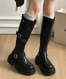 Vカットロングブーツ（ブーツ）｜Darich（ダーリッチ）のファッション